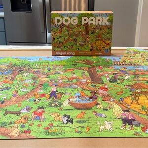 Dog Park Puzzle Antelope - Colorful Jigsaw for Dog Lovers